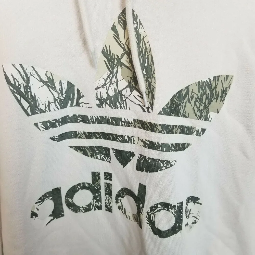 Adidas Mens Camo Block Hoodie Sweatshirt Size L Sporty Active Athletic Casual